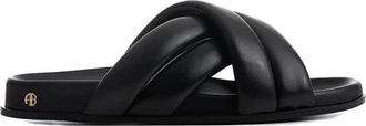Anine Bing Lizzie Slides - Dames - Sandalen - Zwart - 37 EU - Schoenen