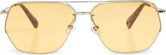 Jacquemus Silver Geometric Sunglasses
