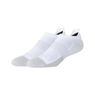 New Balance Unisex Pro Training Cushion Tab Socks 2 Pack in White Nylon, size X-Large