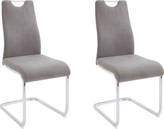 HOME AFFAIRE Esszimmerstuhl »Milano« (Set) 2 Stk.Bezug in Microfaser oder Cord, Freischwinger, als 2er oder 4er Set erhältlich