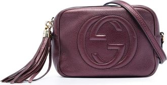 Gucci Pre-owned Gucci Metallic Calfskin Soho Disco Crossbody Ladies UOK07JXQ0NUYB88G