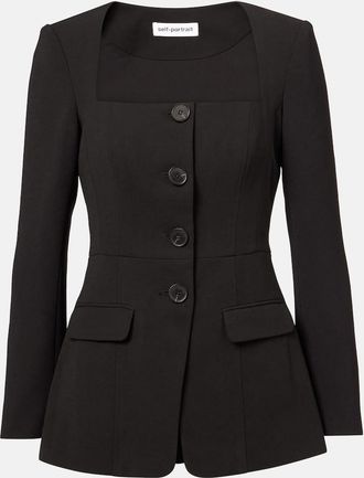 Self Portrait Top in crêpe