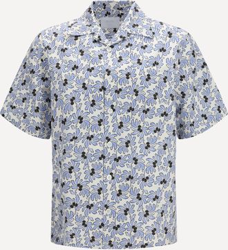Prada Camicia in cotone con stampa a fiori Man XL