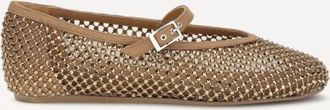 Le Silla Ballerine Gilda in rete con cristalli iridescenti Woman 39