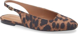 Nordstrom Rack Joey Slingback Flat in Tan Toasted at Nordstrom Rack, Size 6.5