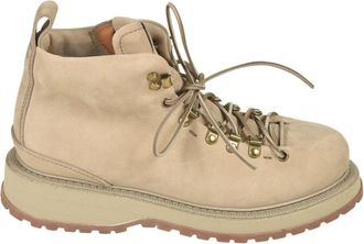Buttero Platte Schoenen - Heren - Veterlaarzen - Beige - 45 EU - Schoenen