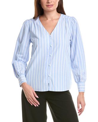Jones New York V-Neck Blouse