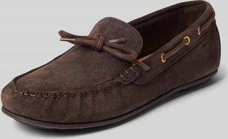 GANT Mokassins aus Leder Modell Seabaya in Dunkelbraun, Gr&ouml;&szlig;e 36