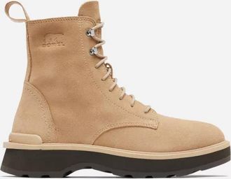 Sorel Womens Hi Line Lace Boots In Canoe, Tawny Buffalo