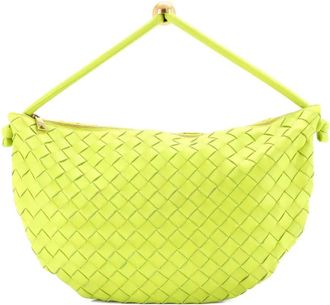 Bottega Veneta Turn Pouch Intrecciato Nappa Medium hobo bag - Groen