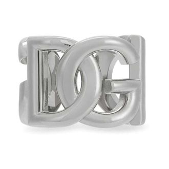 Dolce & Gabbana Chunky Band Zilver-tone Ring - Heren - Ringen - Grijs - M - Accessoires