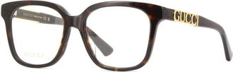 Gucci Ladies Brown Square Eyeglass Frames GG1192O 002