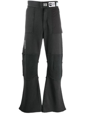 Off-white Trainingsbroek met patchwork - Zwart