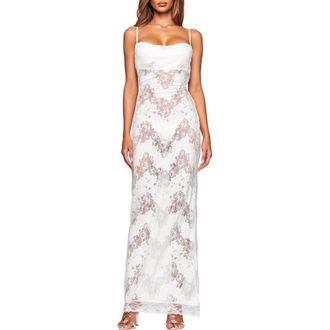 I.AM.GIA Leona Lace Maxi Dress in Off - White at Nordstrom, Size Xx-Small