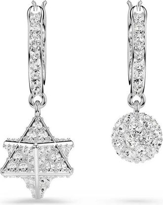 Swarovski Accessoires, Dames, Grijs, ONE Size, Dextera Oorhangers