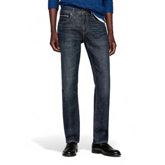 Tommy Hilfiger Slim-fit Jeans - Heren - Jeans - Blauw - Maat: W38 Katoen