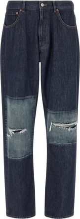 Maison Margiela Jeans, Heren, Blauw, W34, Jeans