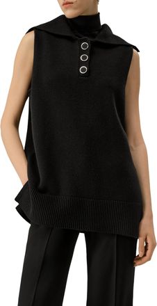 LilySilk Vintage-Inspired Sleeveless Sailor Collar Sweater