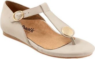 Softwalk Ankle Strap Sandal in Ivory at Nordstrom, Size 10.5