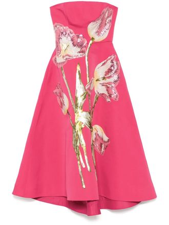Amsale Jurk met pailletten - Roze