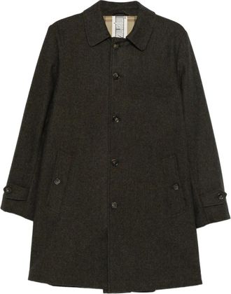 L'Impermeabile Harry New Loden buttoned coat - Green