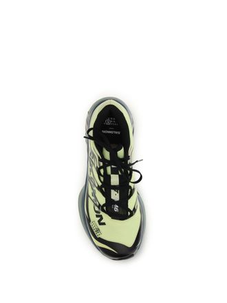 Maison Margiela Mens Sneakers Sunny Lime-Black-Green Milieu Upper Polyamide Trainers Lime/black/green
