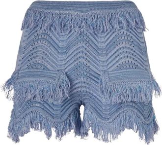 Genny Broeken - Dames - Bermuda - Blauw - S - Korte Broeken