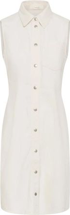 Inwear Shirt Kleedjes - Dames - Shirt Kleedjes - Beige - L - Leer - Kleedjes