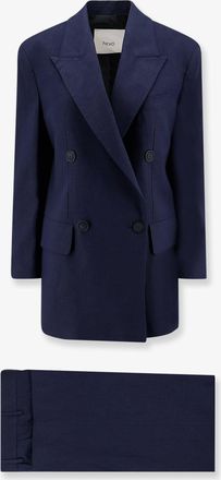 Hev&ograve; Tailleur Rocchetta in lino e viscosa - HEVO - gender_Woman