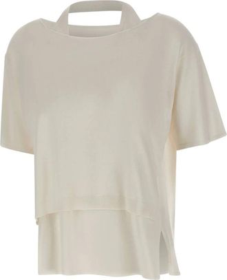 KANGRA Tops, Dames, Wit, L, Katoen, Kangra Truien WIT