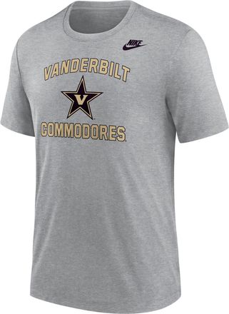 Nike Vanderbilt Commodores Nike Mens Football Tri-Blend T-Shirt in Grey | M21372P396VDUN-DGH