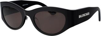Balenciaga Stijlvolle zonnebril met Bb 0330Sk ontwerp - Dames - Zonnebrillen - Zwart - 54 MM - Accessoires