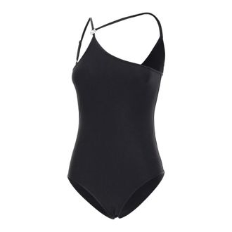 Coperni One-piece, female, Black, Size: M One Shoulder Swimsuit