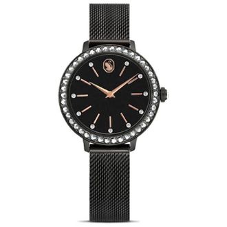 Swarovski Certa Quartz Black Dial Ladies Watch 5721560