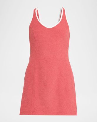 Beyond Yoga Spacedye Contrast-Trim Active Dress