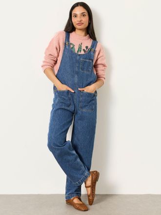 Fat Face FatFace Blue Denim P GARDENER Dungarees