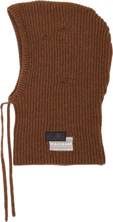 Maison Margiela Passamontagna a coste - Marrone