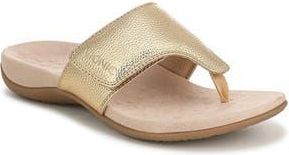 Vionic Renee Sandal in Gold Metallic Leather at Nordstrom Rack, Size 9.5