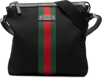 Gucci Pre-owned Gucci GG Techno Canvas Web Messenger Bag Ladies YCRLZRY9U6NJD5X4