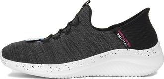 Skechers Slip Ins Womens Black Trainer - Size 8 UK - Black