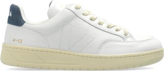 Veja Sportschoenen V-12 Stitch O.t. Leer - Dames - Sneakers - Wit - 37 EU - Leer - Schoenen