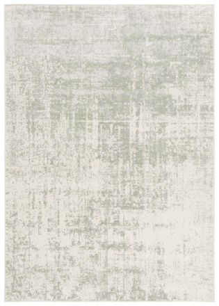 Safavieh Alfombra abstracto moderno de polipropileno verde/blanco, 183 x 244 cm