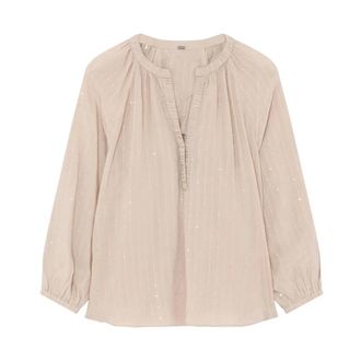 Gustav Dames, Blouses & Shirts, Beige, Maat: XL