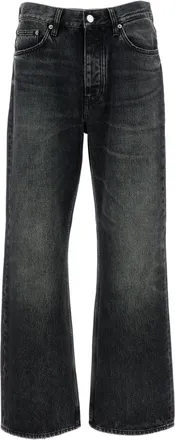 Sunflower Black Relaxed Boot Raw Jeans