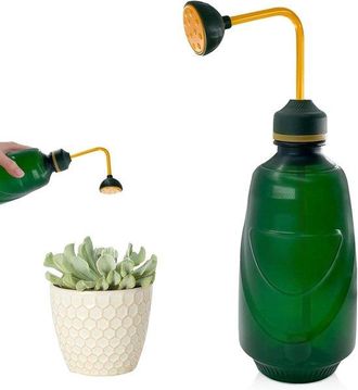 OEM Regadera Peque&ntilde;a De 450 Ml Para Plantas &times; 2, Se Puede Regar Boca Abajo, Adecuada Para Pl&aacute;ntulas Y Plantas Delicadas (verde)