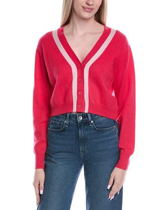 Brodie Lurex Trim Wool & Cashmere-Blend Cardigan