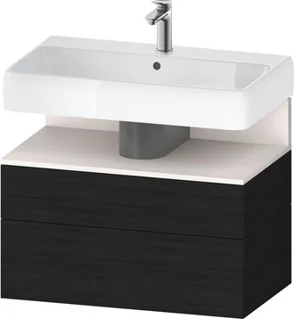 Duravit Qatego Meuble Sous-lavabo, 1 Tiroir Et 1 Tiroir, - Duravit