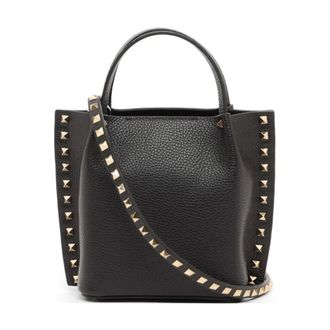 Valentino Garavani Dames, Tassen, Zwart, Maat: ONE Size Leer