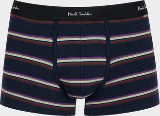 Paul Smith Men & apos;s Kyle Striped Stretch-Cotton Boxer Brief