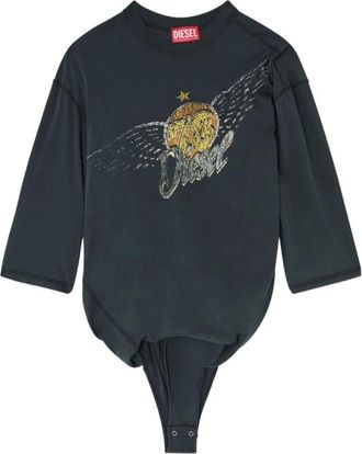 Diesel Mujer, Camisetas, Negro, Talla: XS